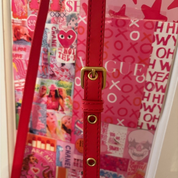 MARC JACOBS NATASHA RED NYLON CROSSBODY BAG - Picture 9 of 11